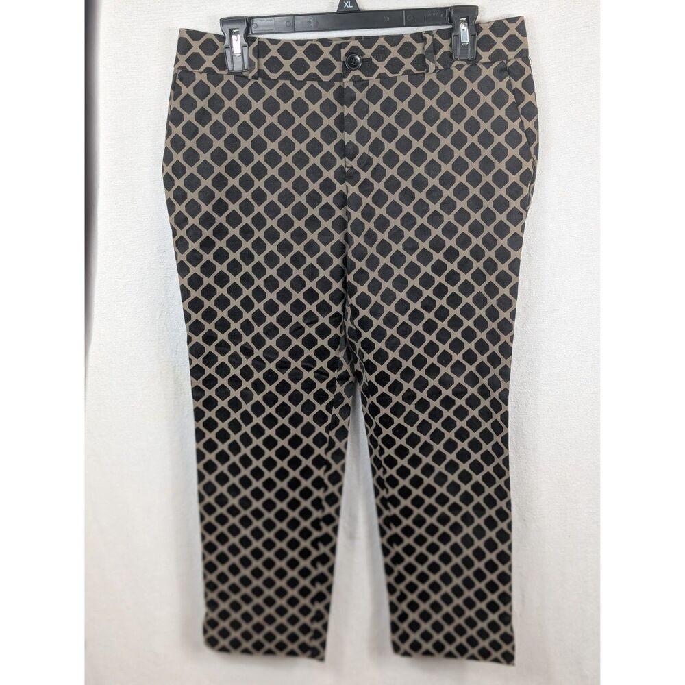 Banana Republic Camden Pants Honeycomb Mojave/Black Women's Size 6P
